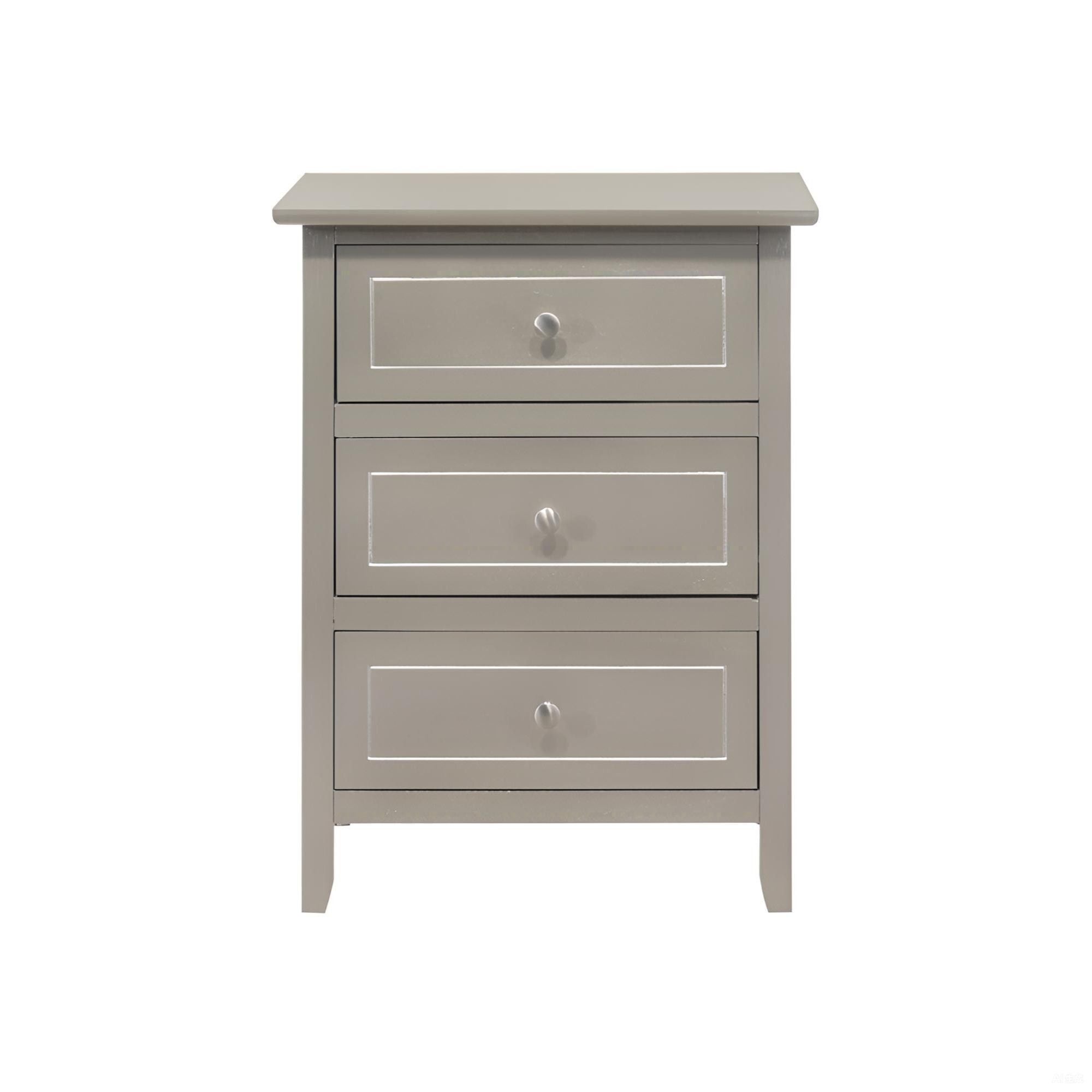 Dove Tailed Drawers 3 Drawer Nightstand