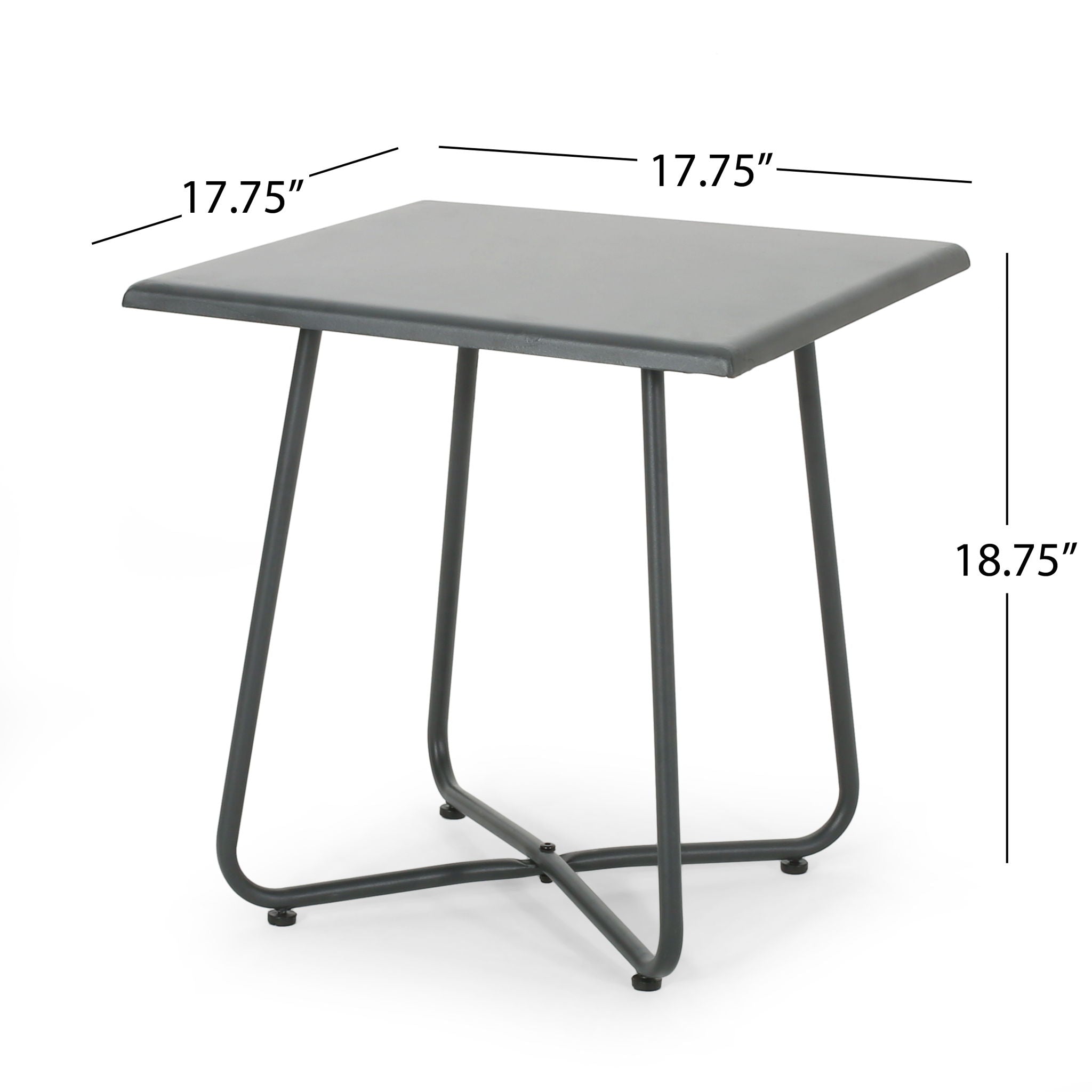 Alder - Side Table - Gray