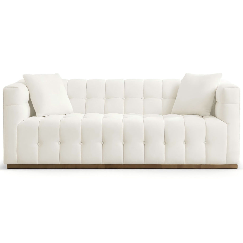 Eleanor - Sofa - Beige / Gold / Ivory / Ivory White