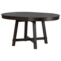 Gia - Round Extendable Dining Table With 16 Leaf Wood