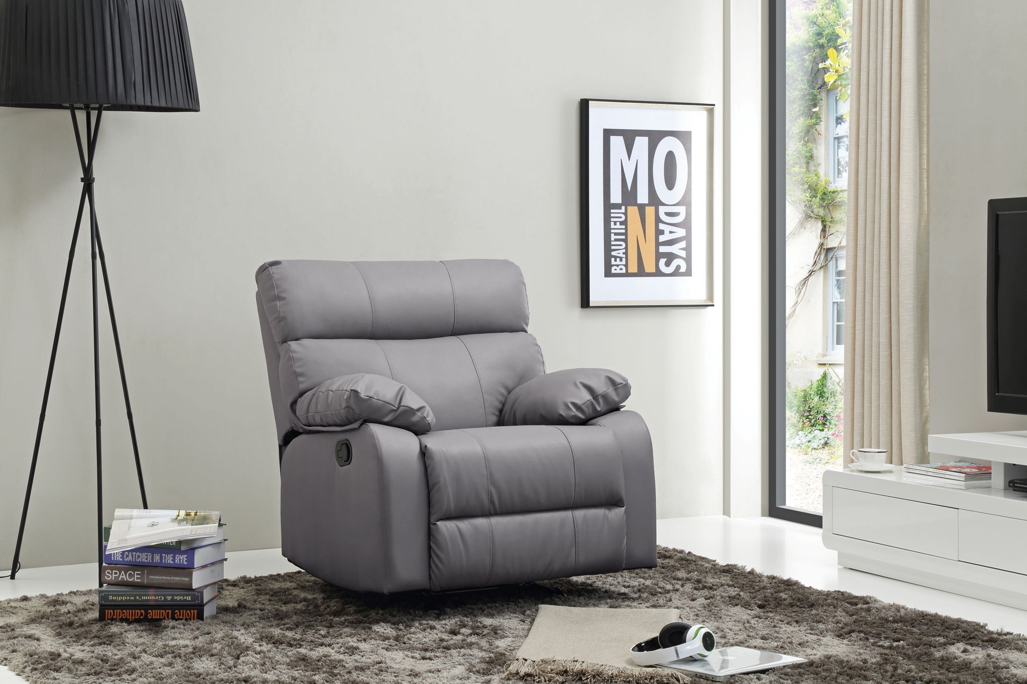 Manny - Rocker Recliner - Gray
