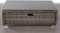 Glass Outdoor Coffee Table - Gray Mix